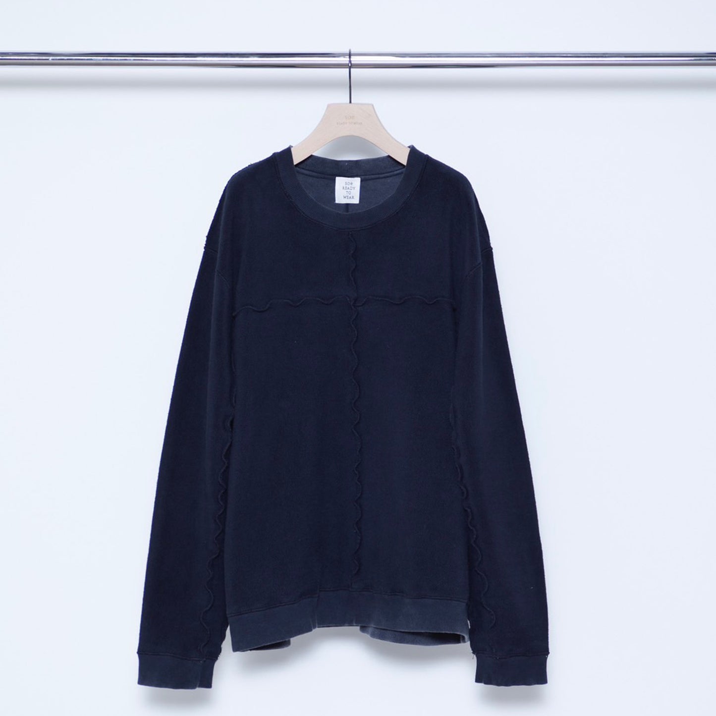 Over Dyed Line Sweat Shirts