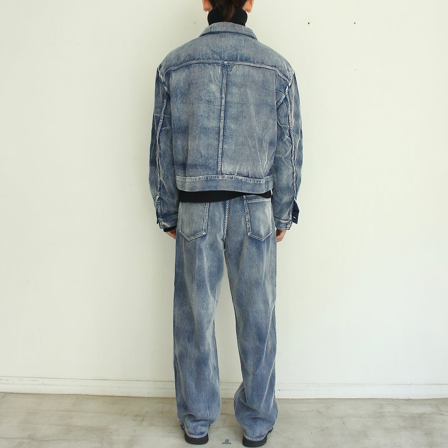 Faded Corduroy Trucker Jacket