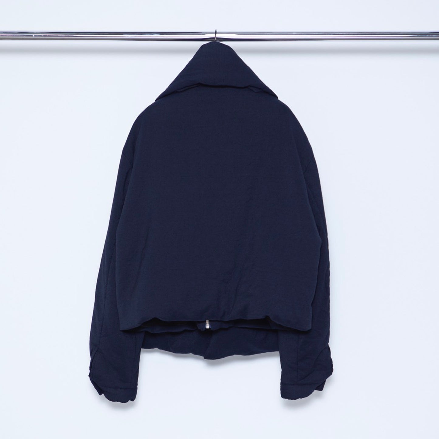Padded Short Jacket with Scarf