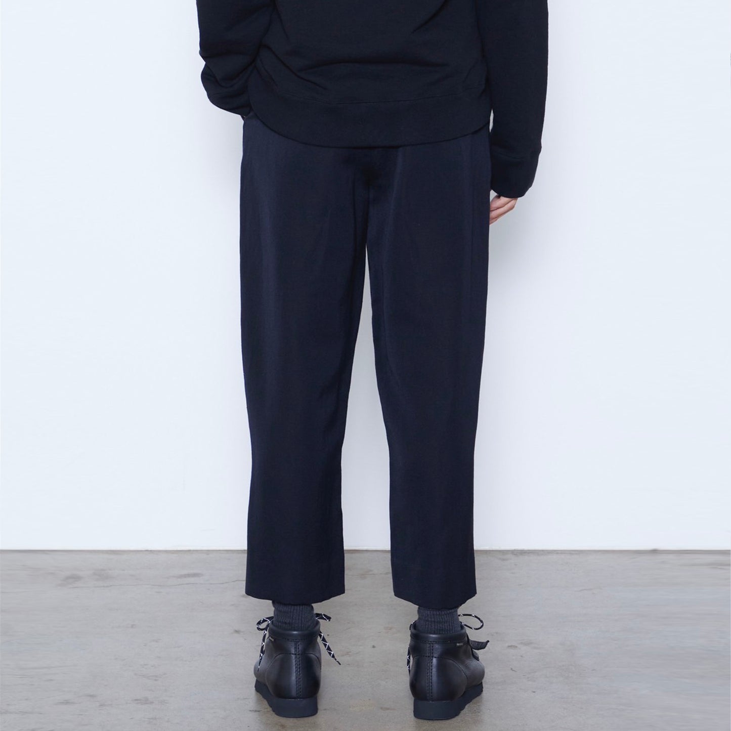 Wool Linen Wide Legged Trousers