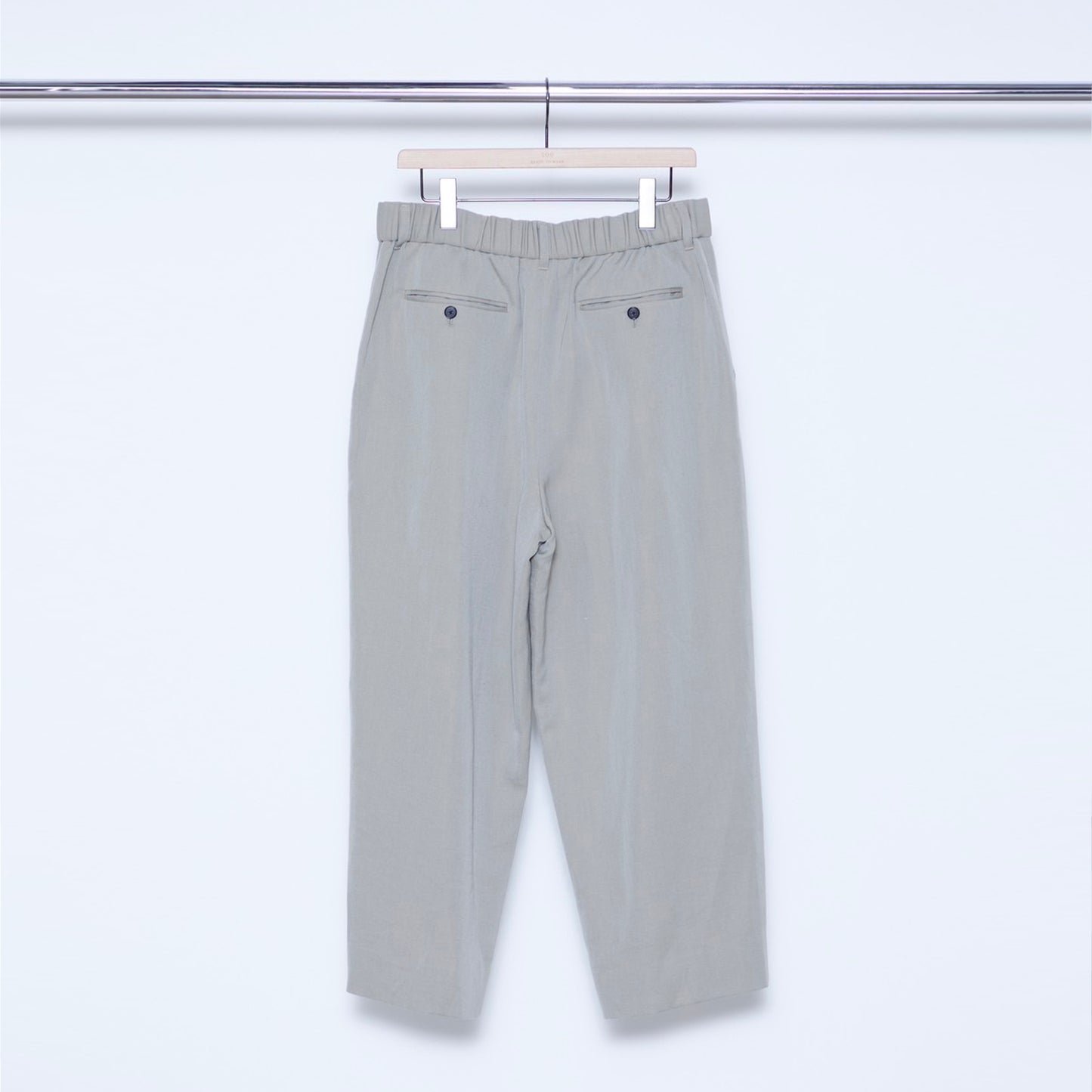 Wool Linen Wide Legged Trousers