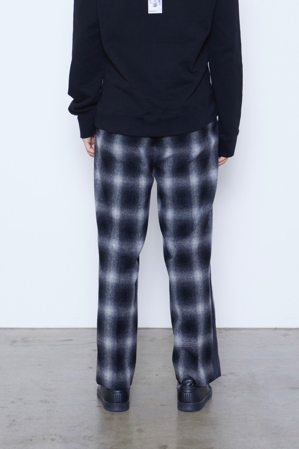 Ombre Check Painted Line Trousers