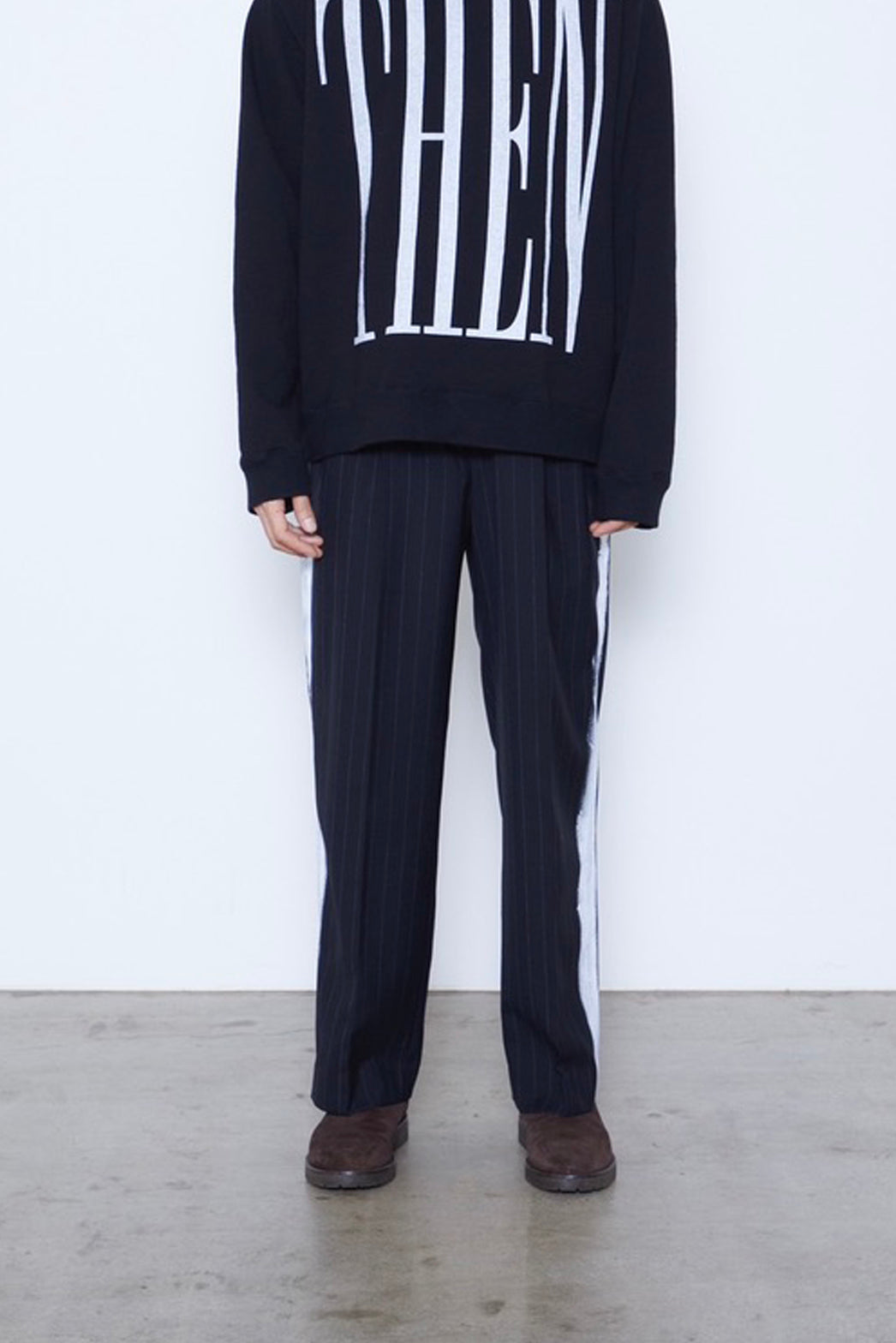 Painted Line Trousers