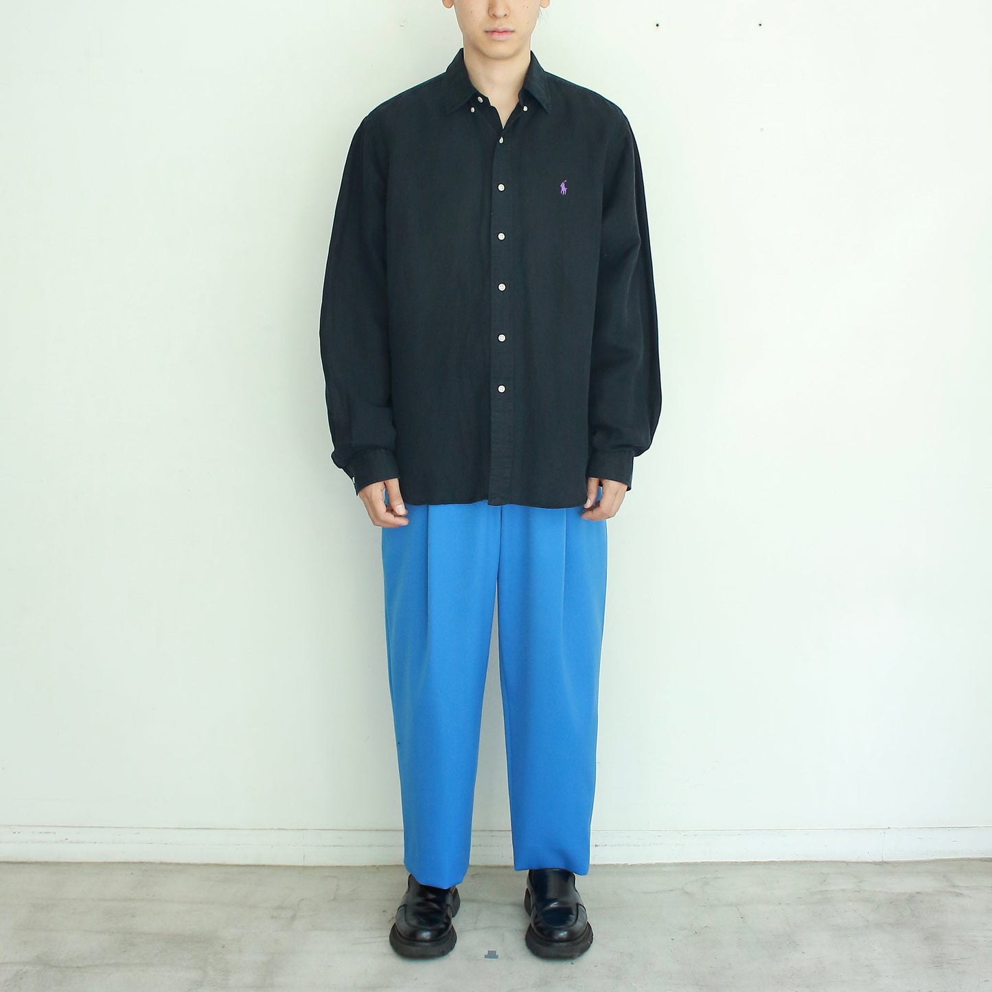Double Cloth Wide Legged Trousers