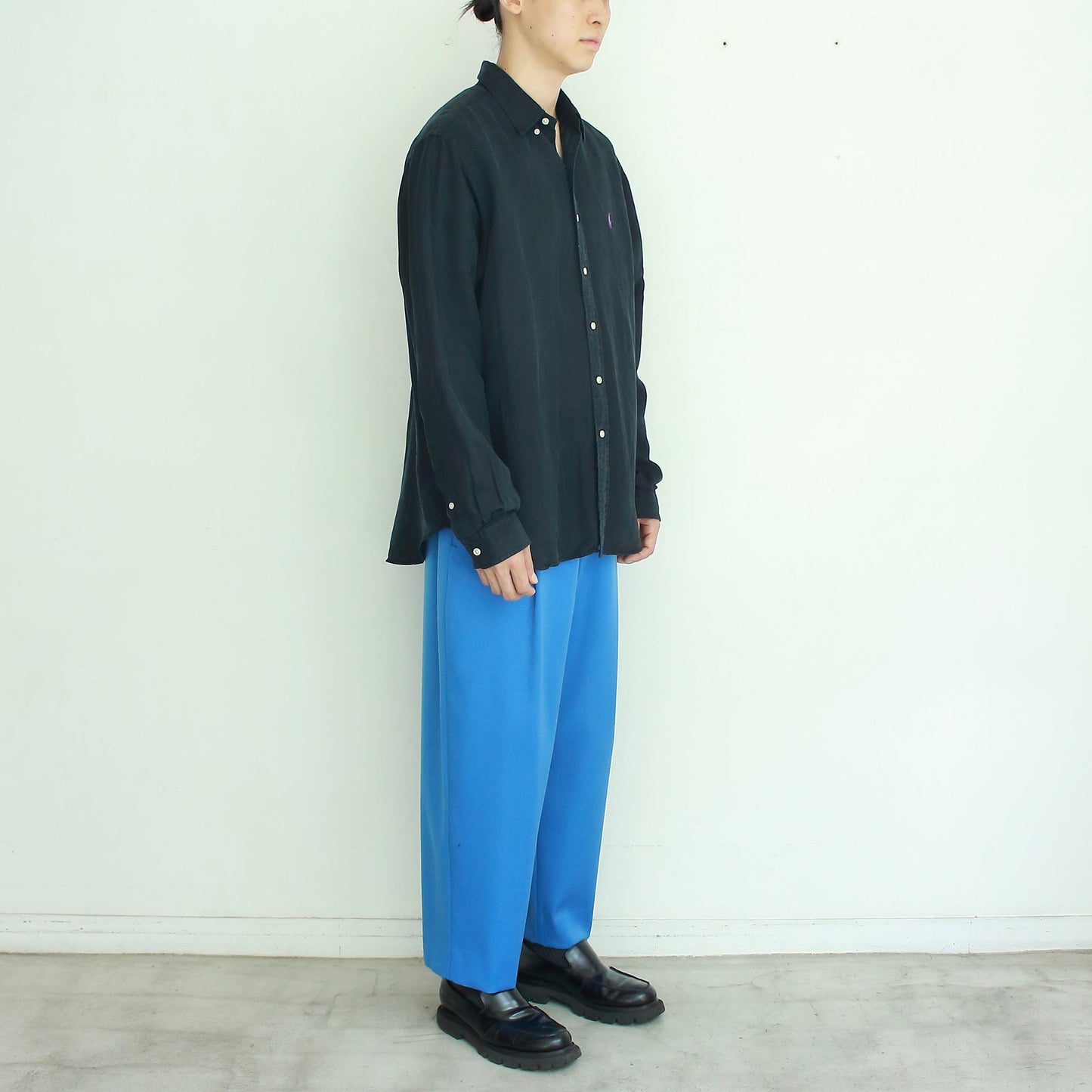 Double Cloth Wide Legged Trousers