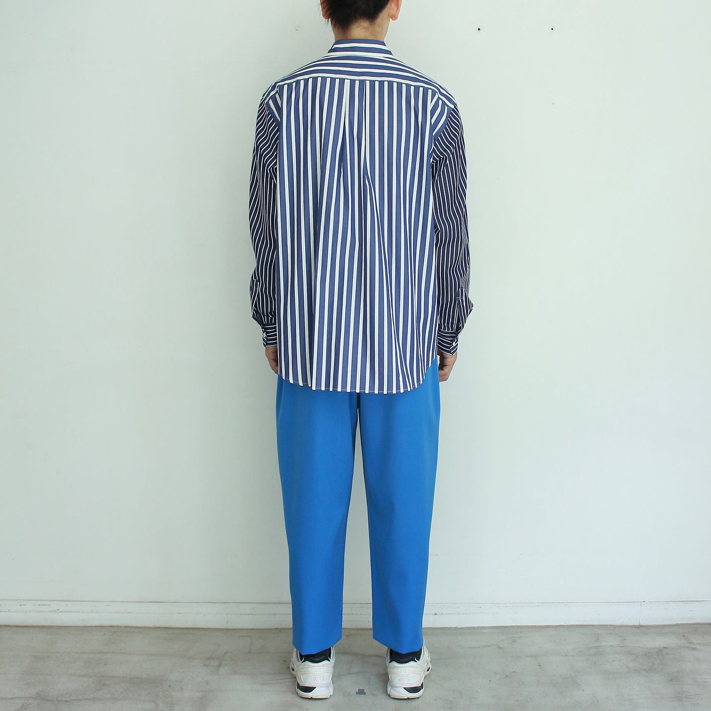 Lettered Strip Regular Collar Shirt