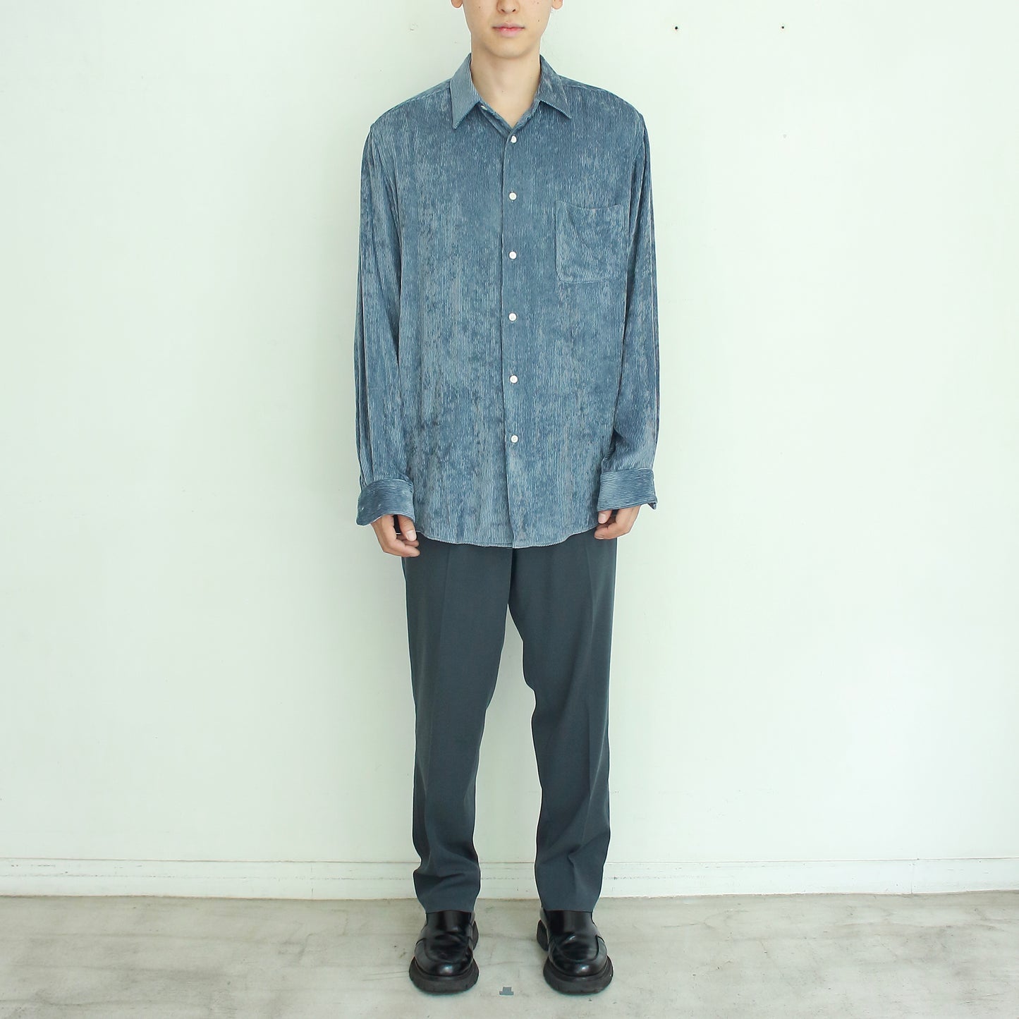 Corduroy Regullar Collar Shirt