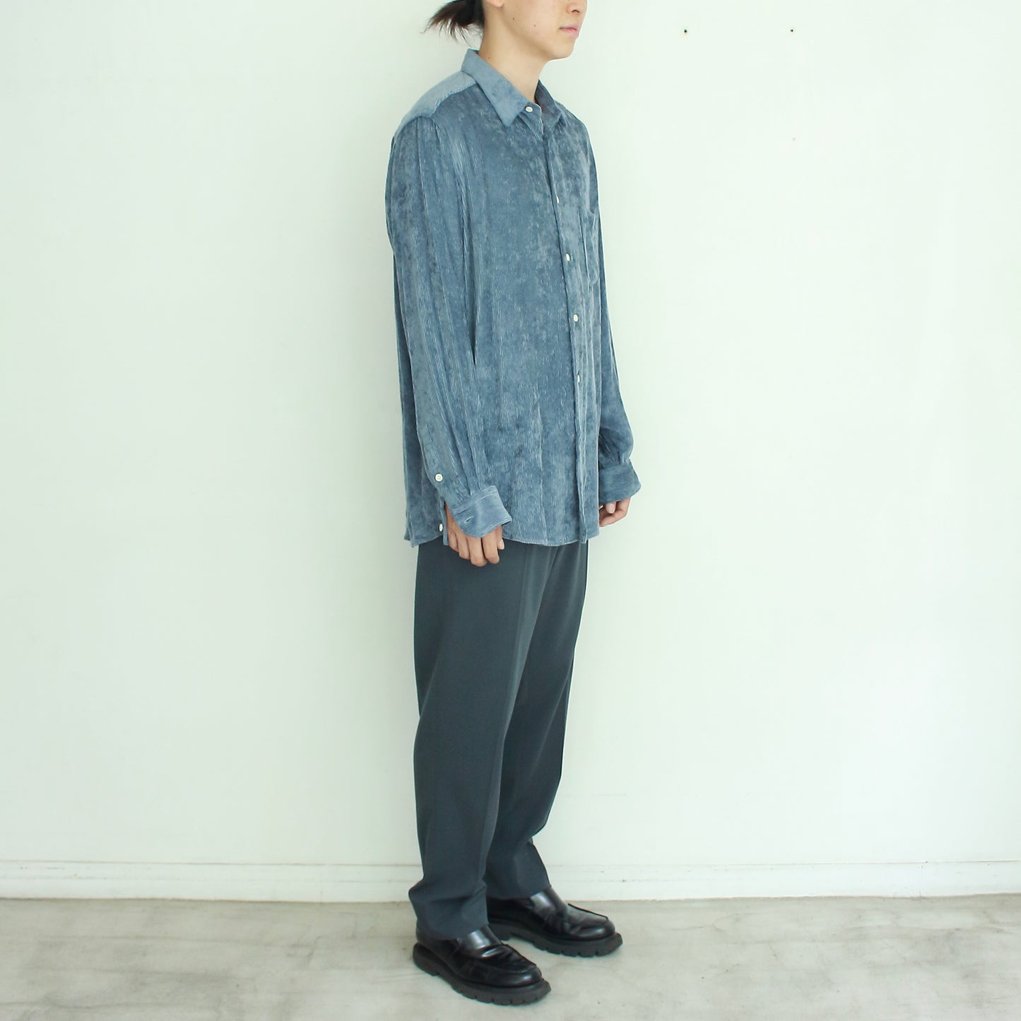 Corduroy Regullar Collar Shirt