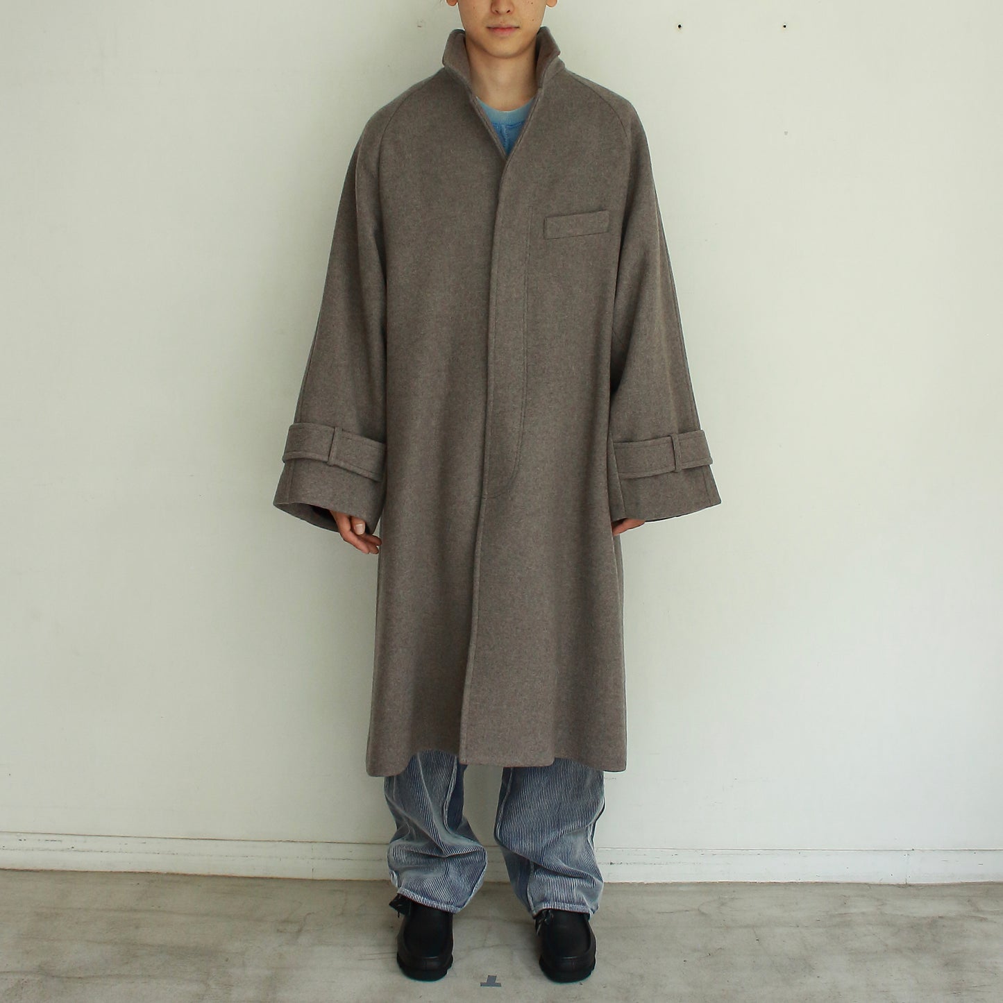 Baggy Sleeve Long Coat