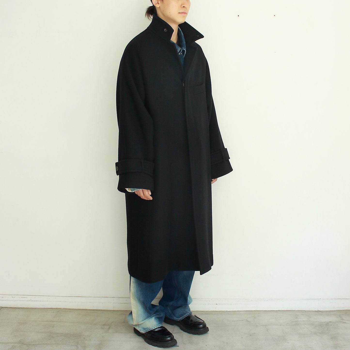 Baggy Sleeve Long Coat