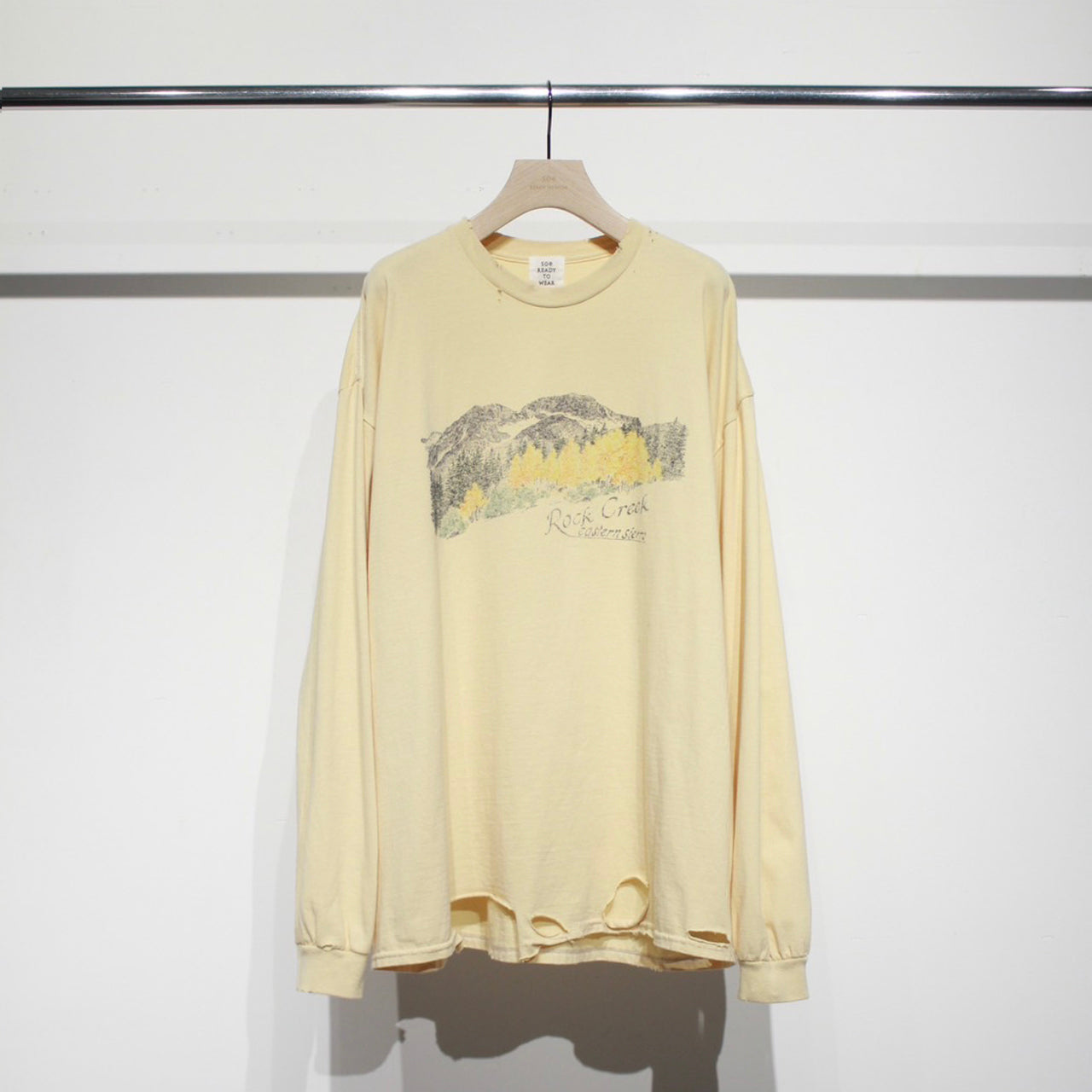 【Soe】Regular L/S T Shirts "Rock Creek"