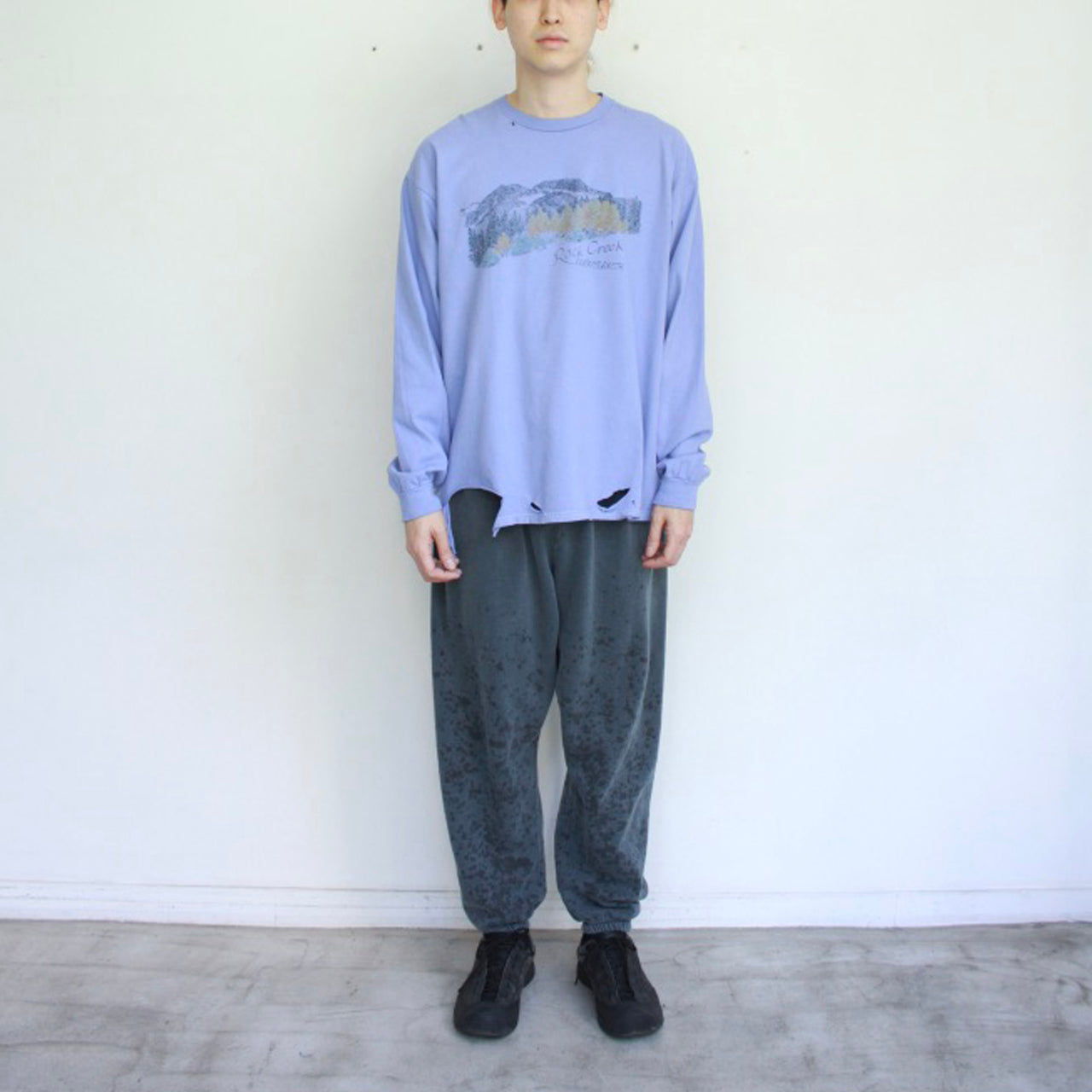 【Soe】Regular L/S T Shirts "Rock Creek"