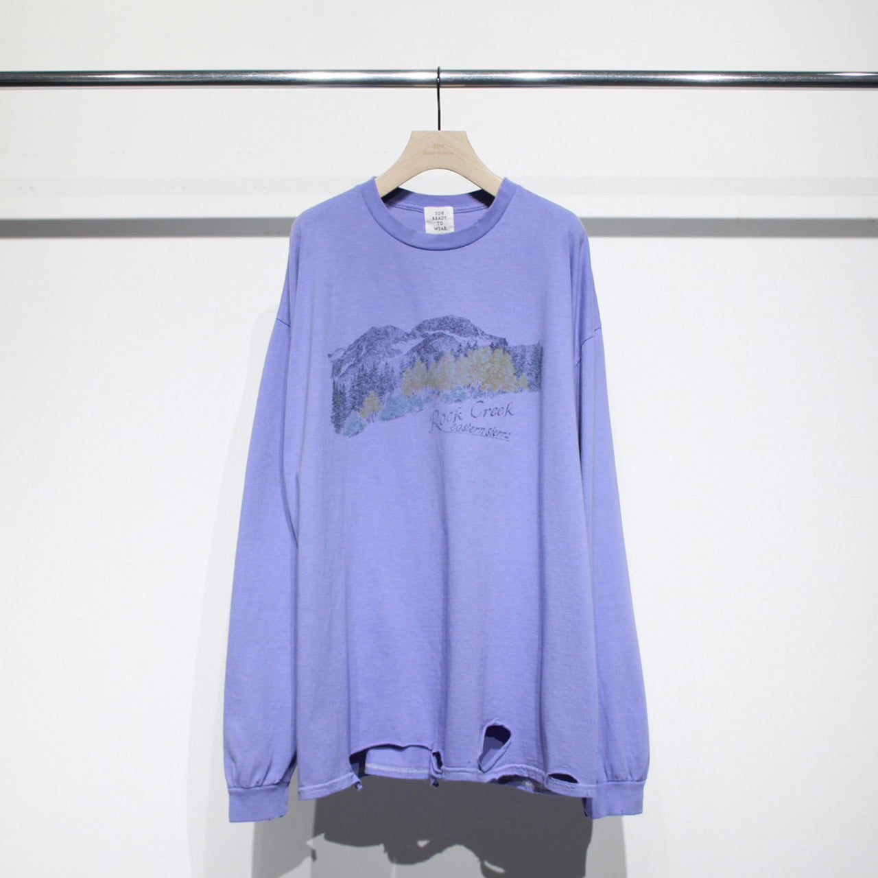 【Soe】Regular L/S T Shirts "Rock Creek"