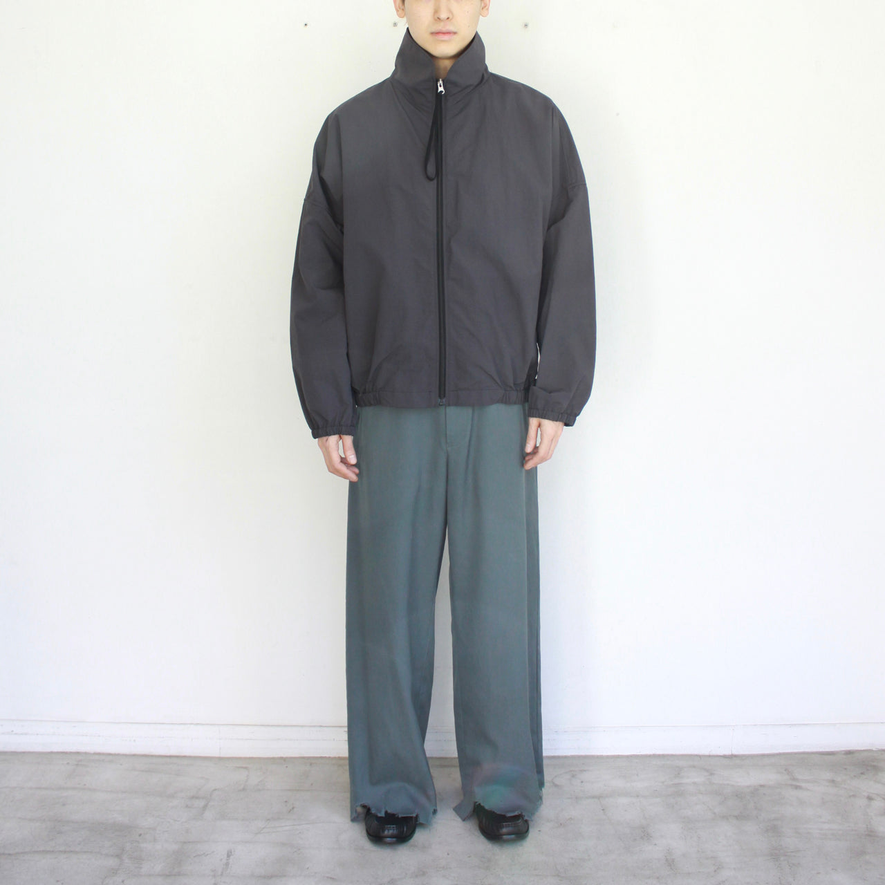 【Soe】Broken Hem Baggy Trousers