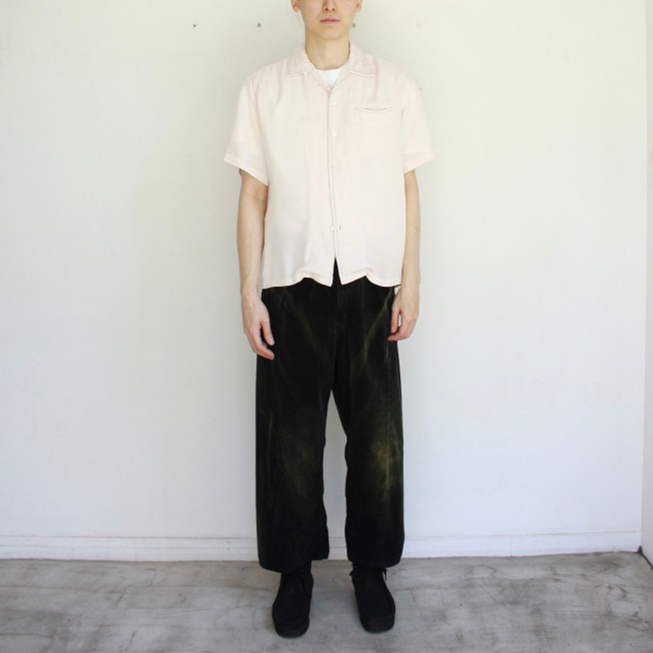 【Soe】Stitching H/S Shirts Jacket