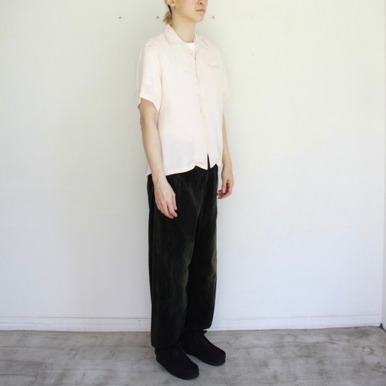 【Soe】Stitching H/S Shirts Jacket