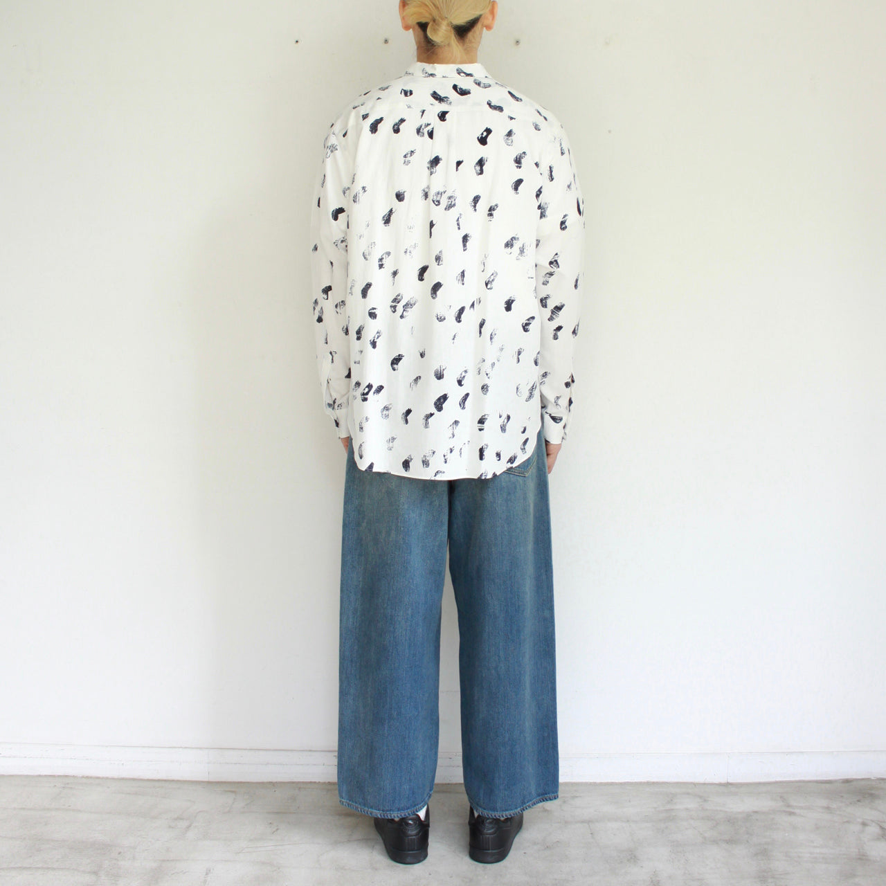 【Soe】Hand Drawn Check Mark Shirts