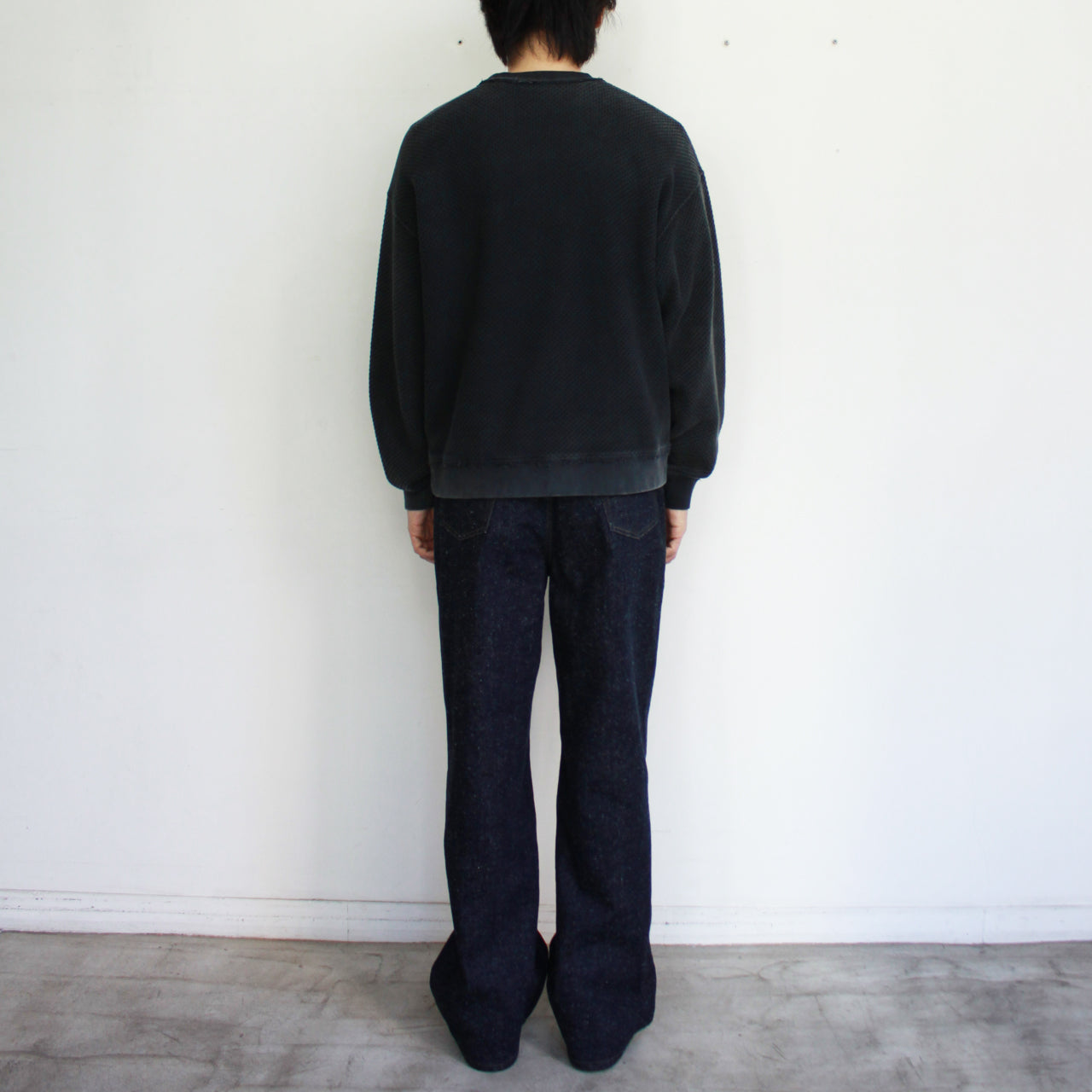 【Soe】Like Knitting Sweat Shirt