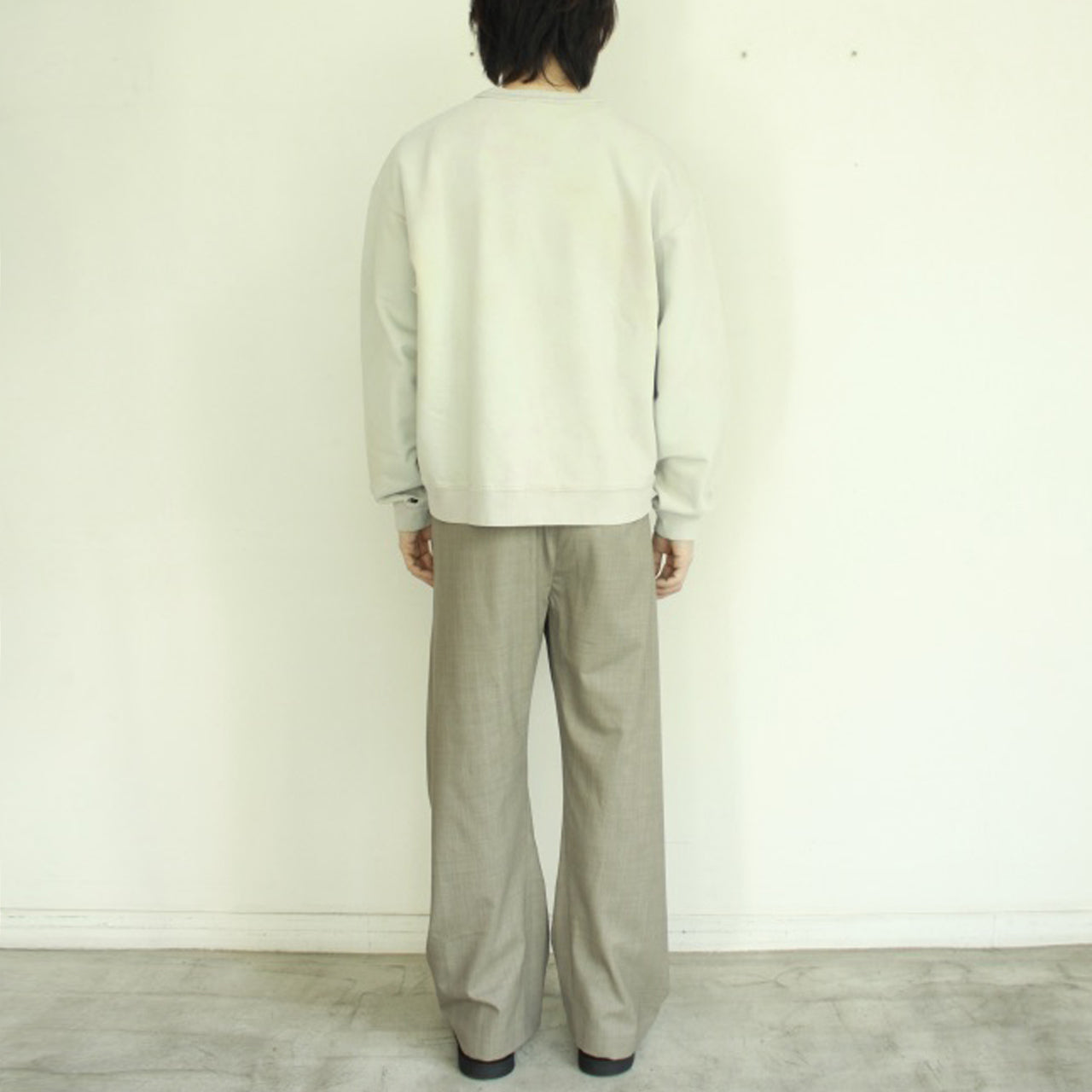 【Soe】Dye Migration Sweat Shirt