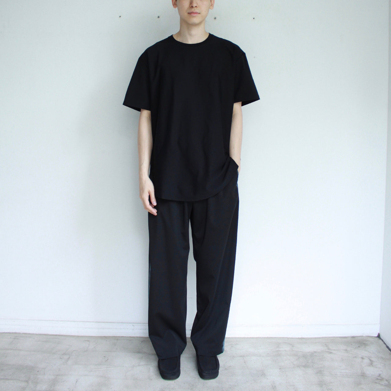 【Soe】Round Hem Tall Tee