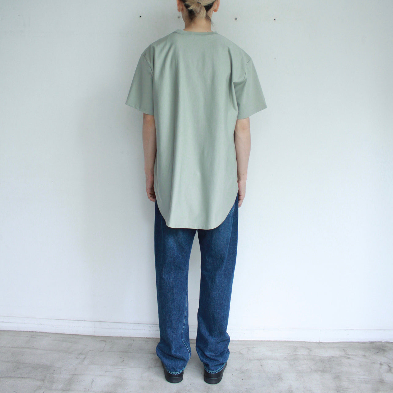 【Soe】Round Hem Tall Tee