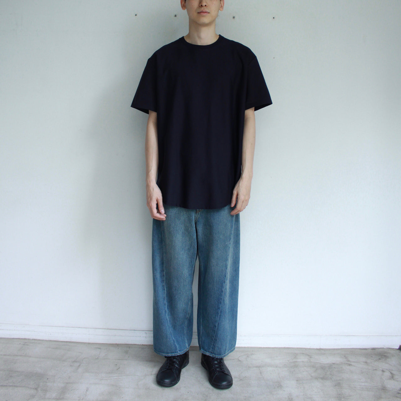 【Soe】Round Hem Tall Tee