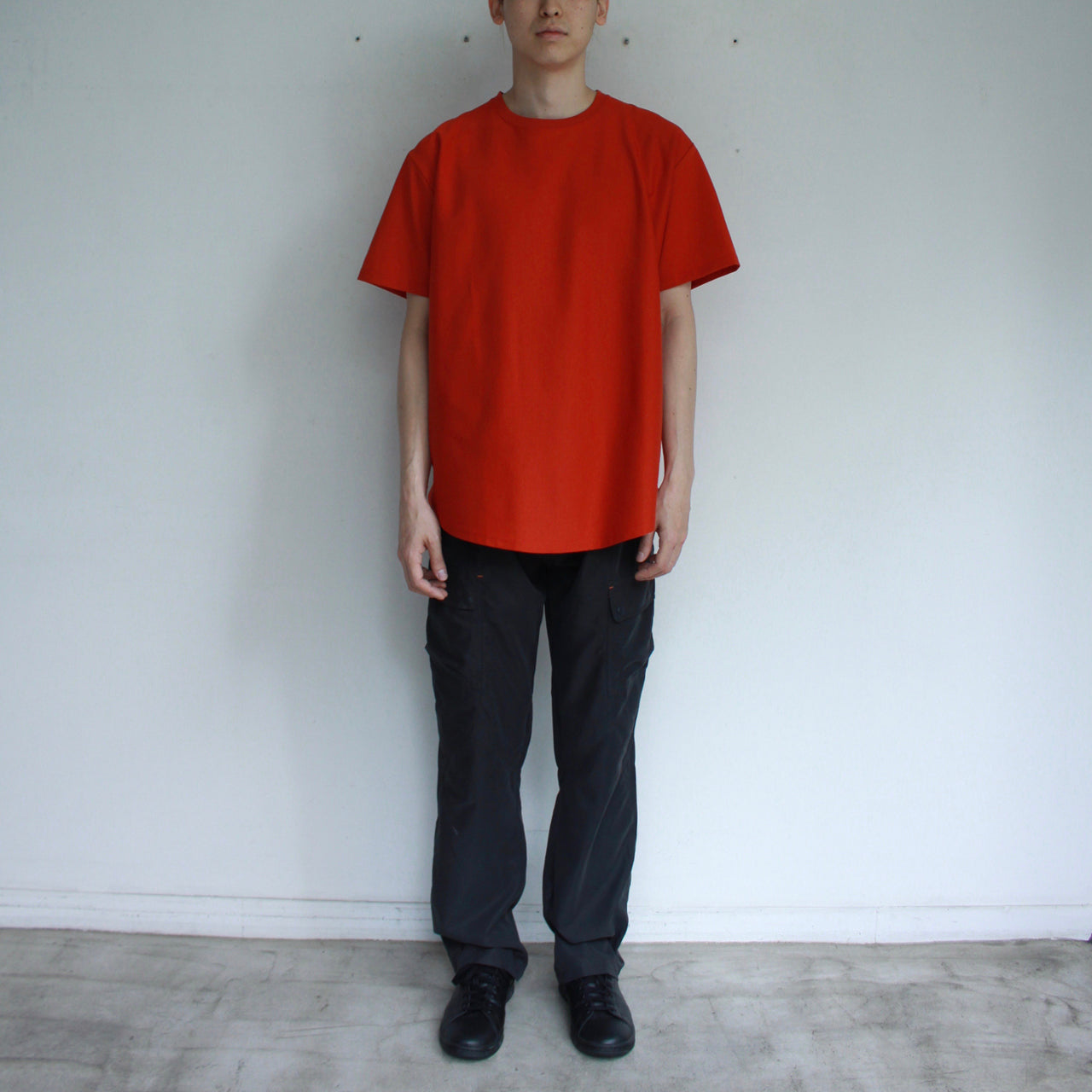 【Soe】Round Hem Tall Tee