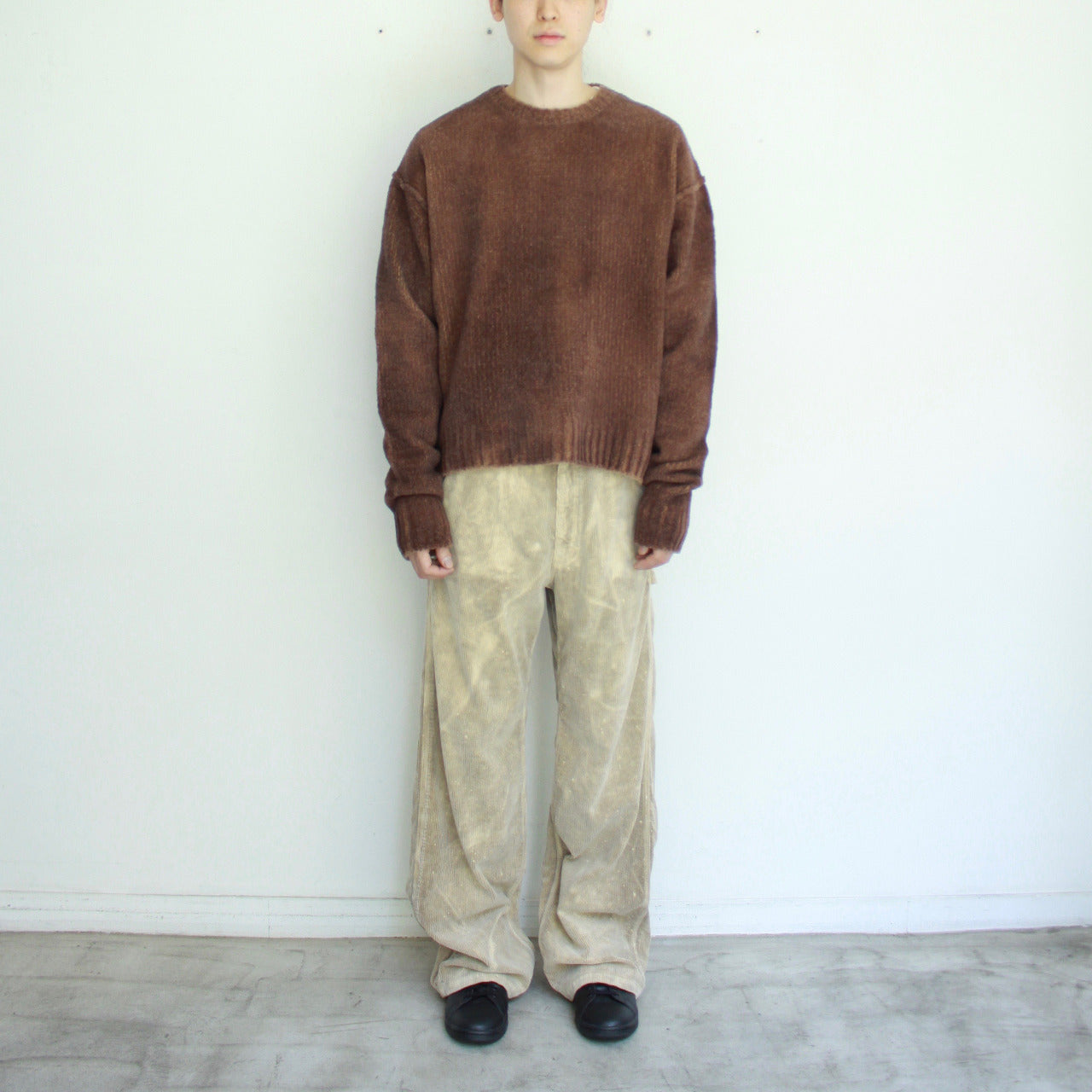 【Soe】Surface Dyed Sweater