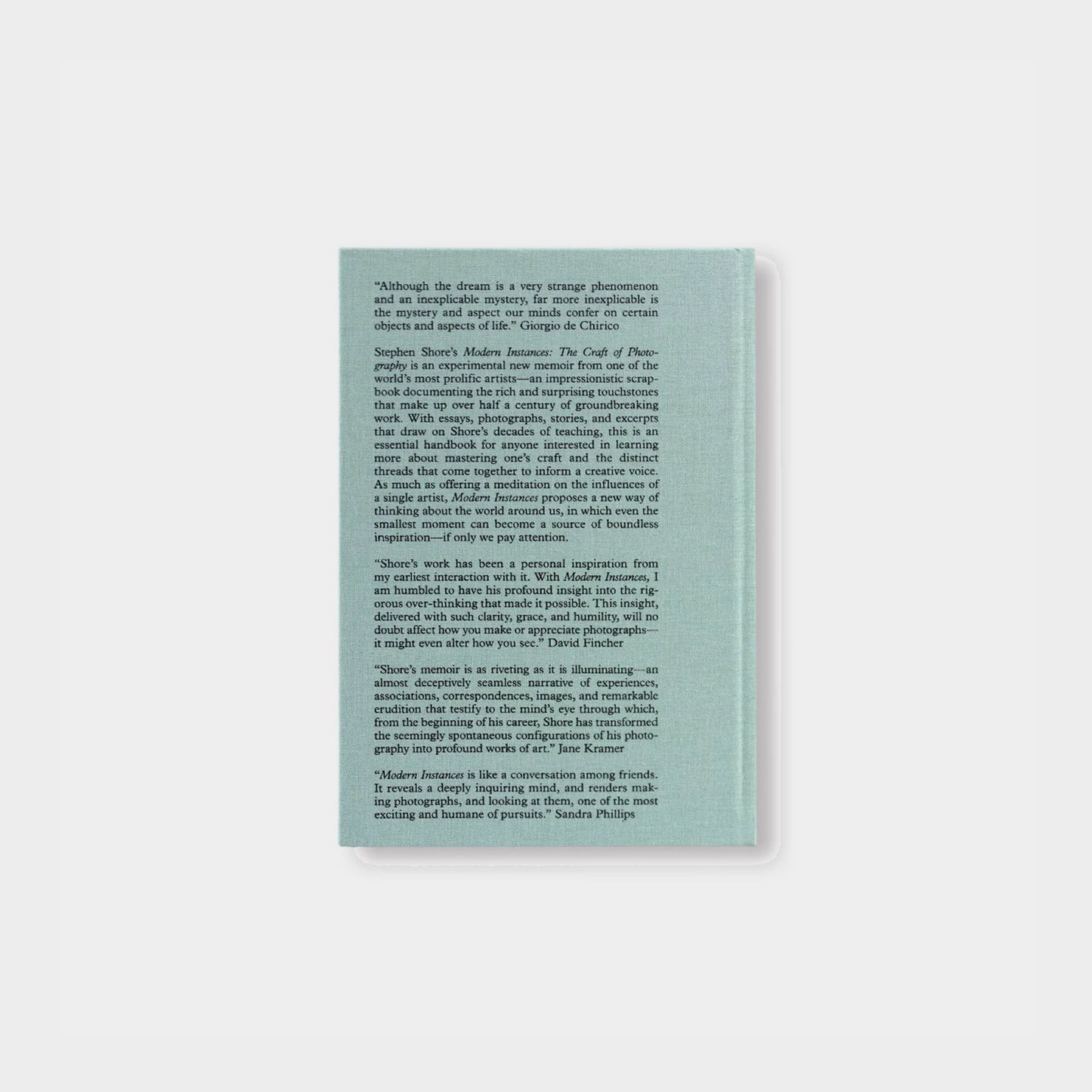 MODERN INSTANCES: THE CRAFT OF PHOTOGRAPHY by Stephen Shore
