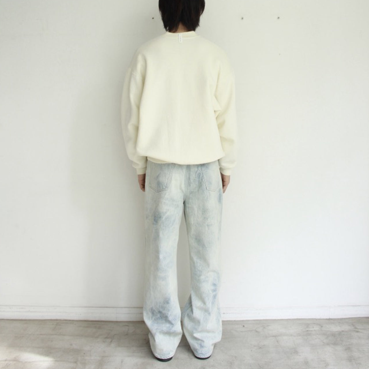 【Soe】Bleached Regular Jeans