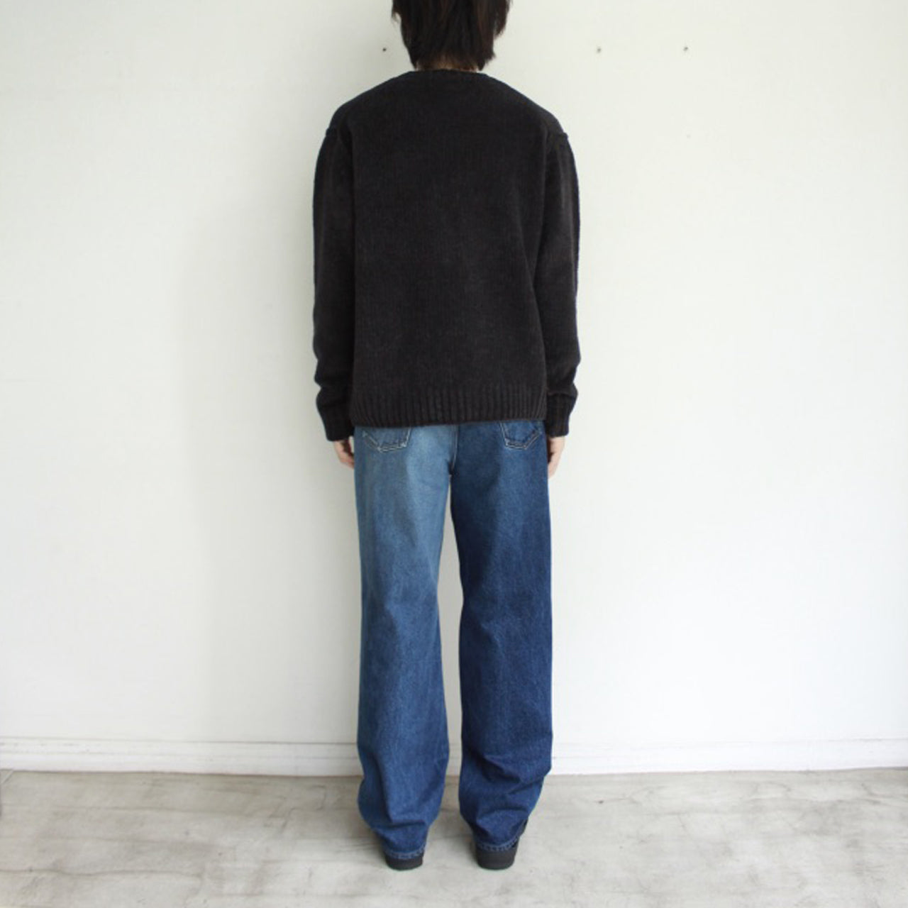 【Soe】Half & Half Regular Jeans