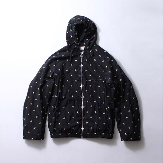 【Soe】All-Over Embroidered Hooded Jacket