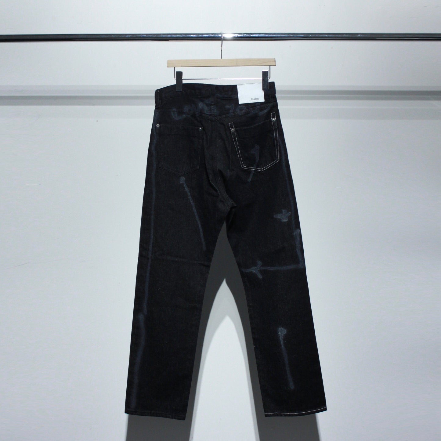 Patch Printed Denim Trousers