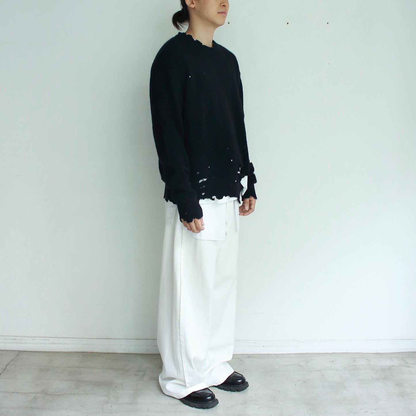 GRUNGY CASHMERE SWETER