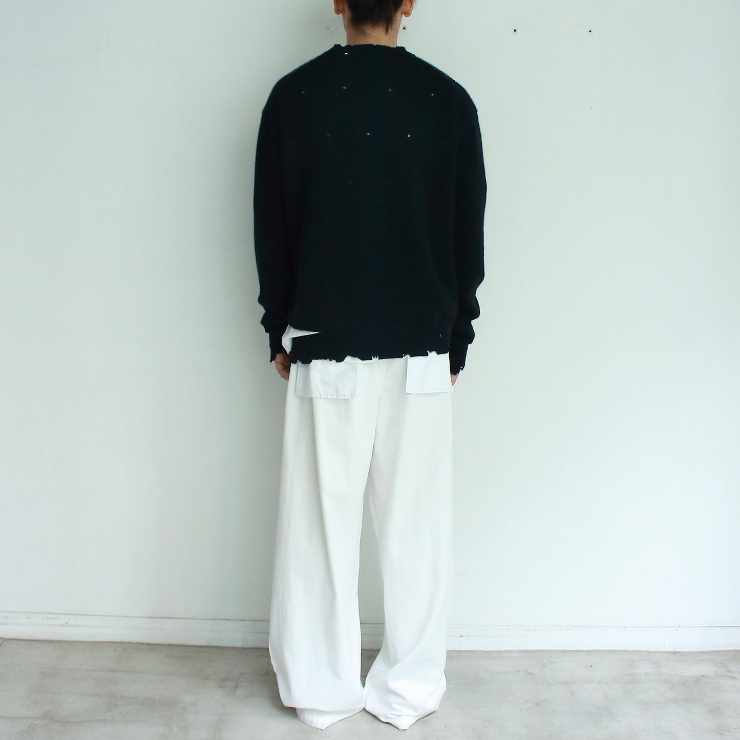 GRUNGY CASHMERE SWETER