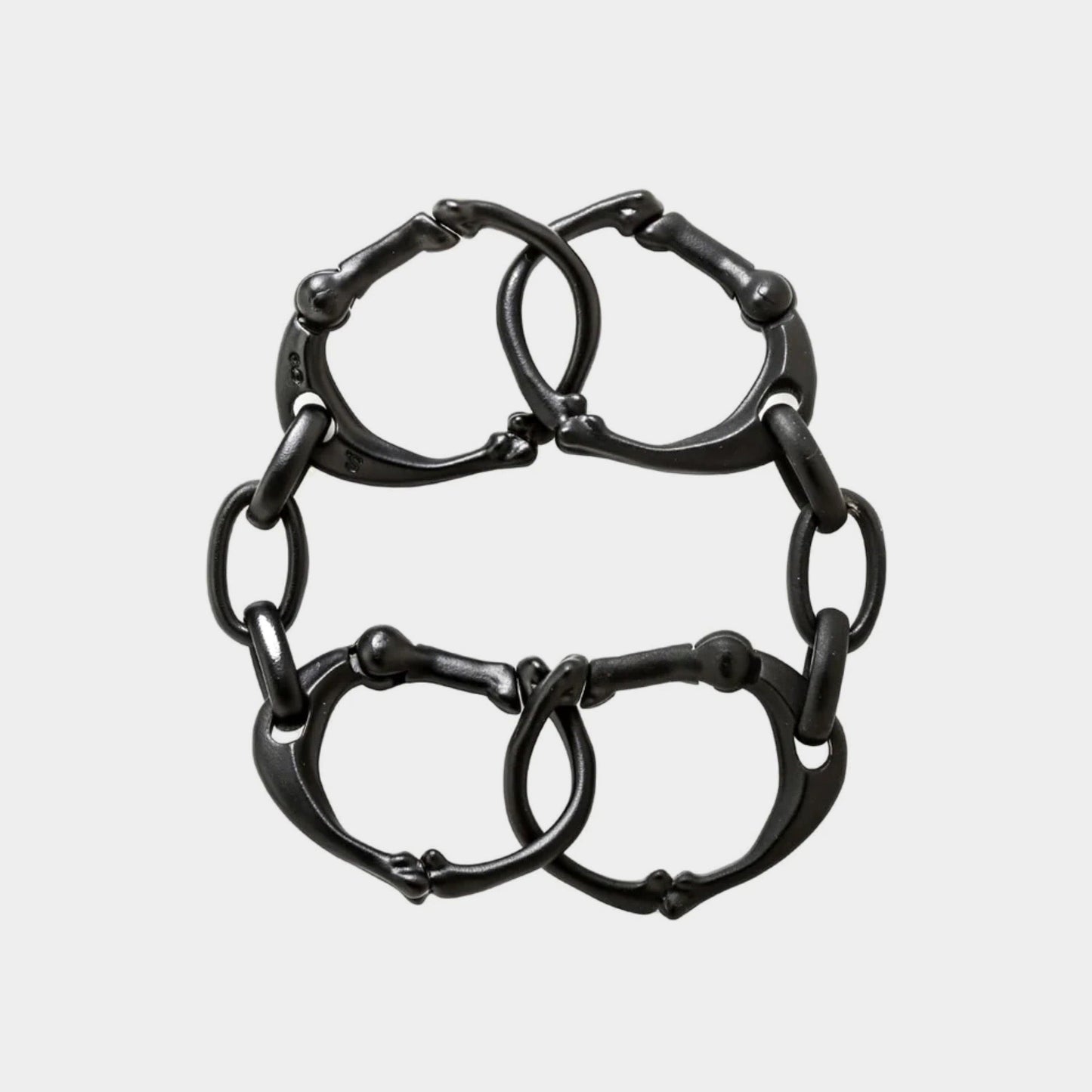 Bone Shaped Carabiner Bracelet.-L-