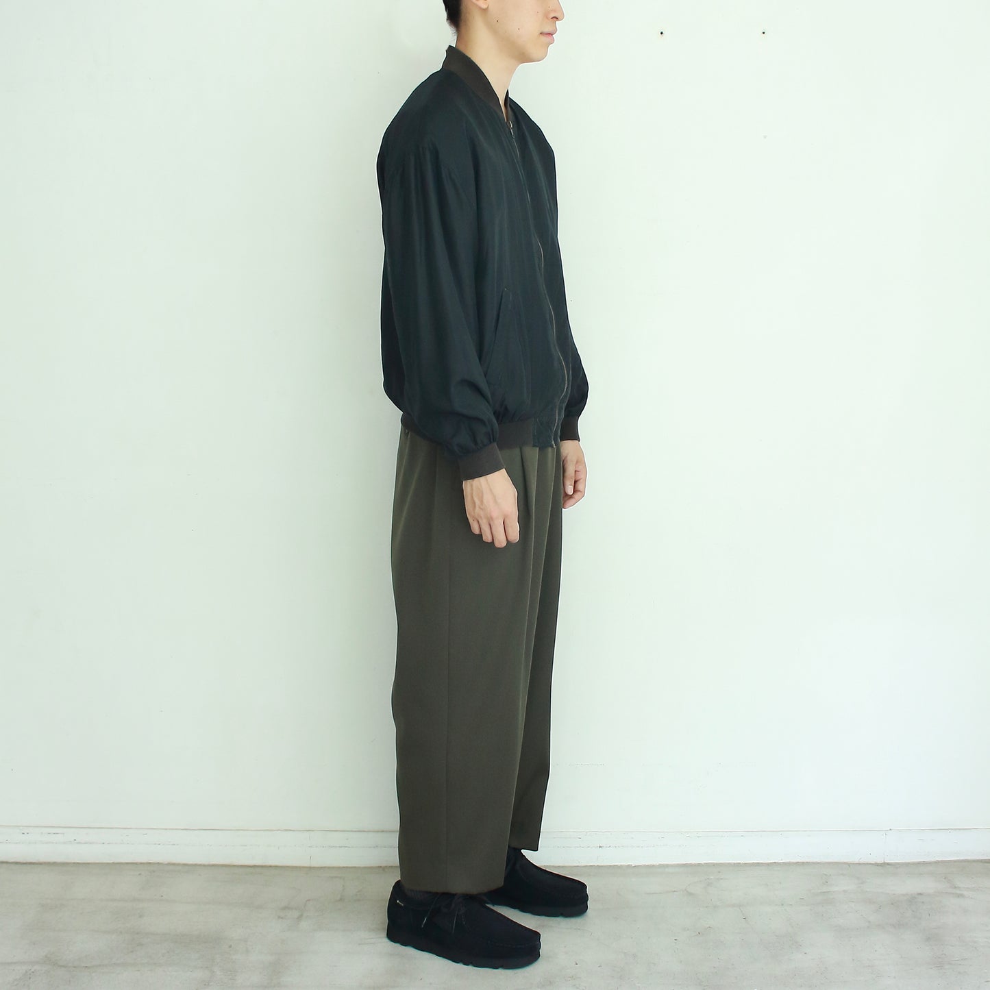 Double Cloth Wide Legged Trousers