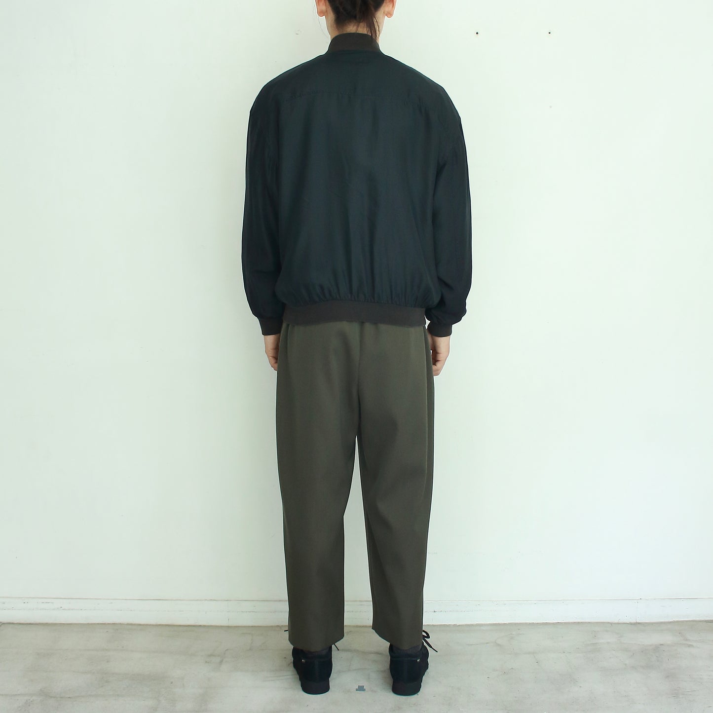 Double Cloth Wide Legged Trousers