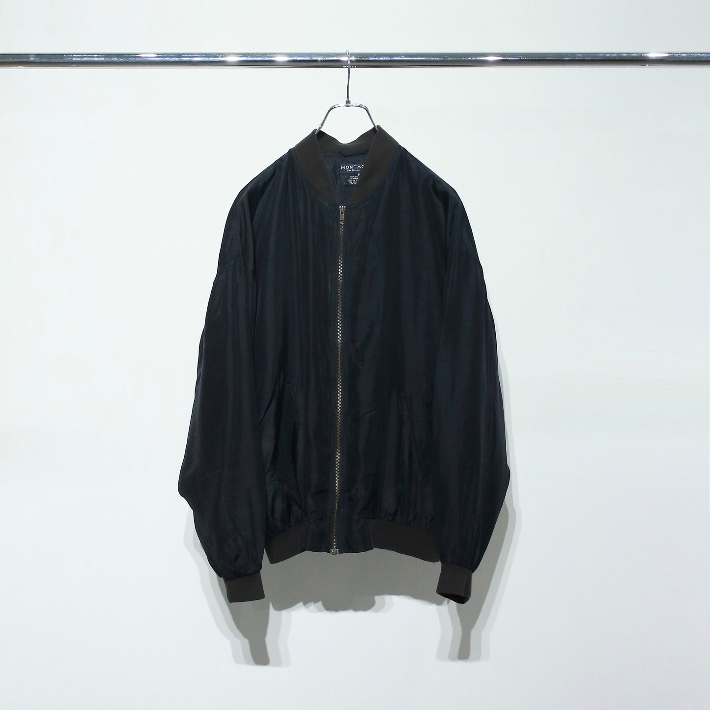 Silk Bomber Jacket