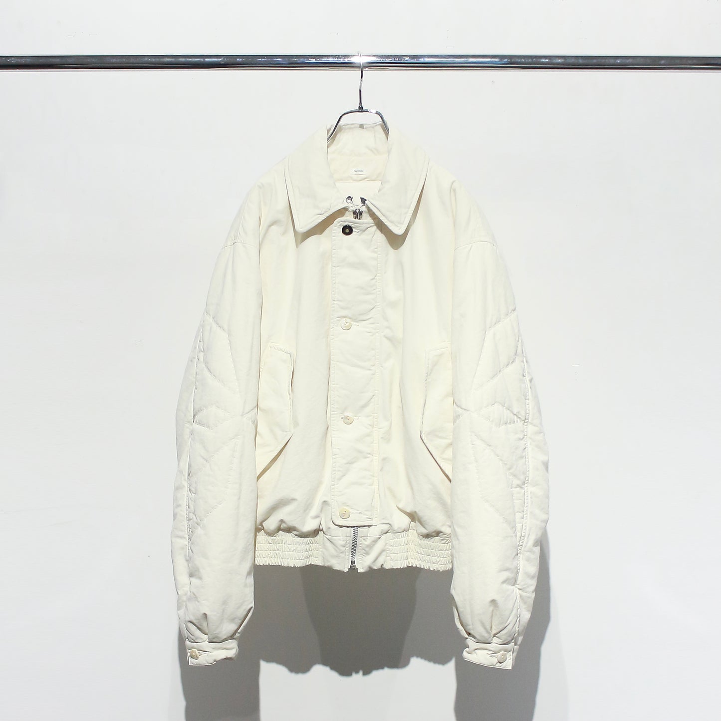 Over Dyed Padding Jacket "FLOWER"