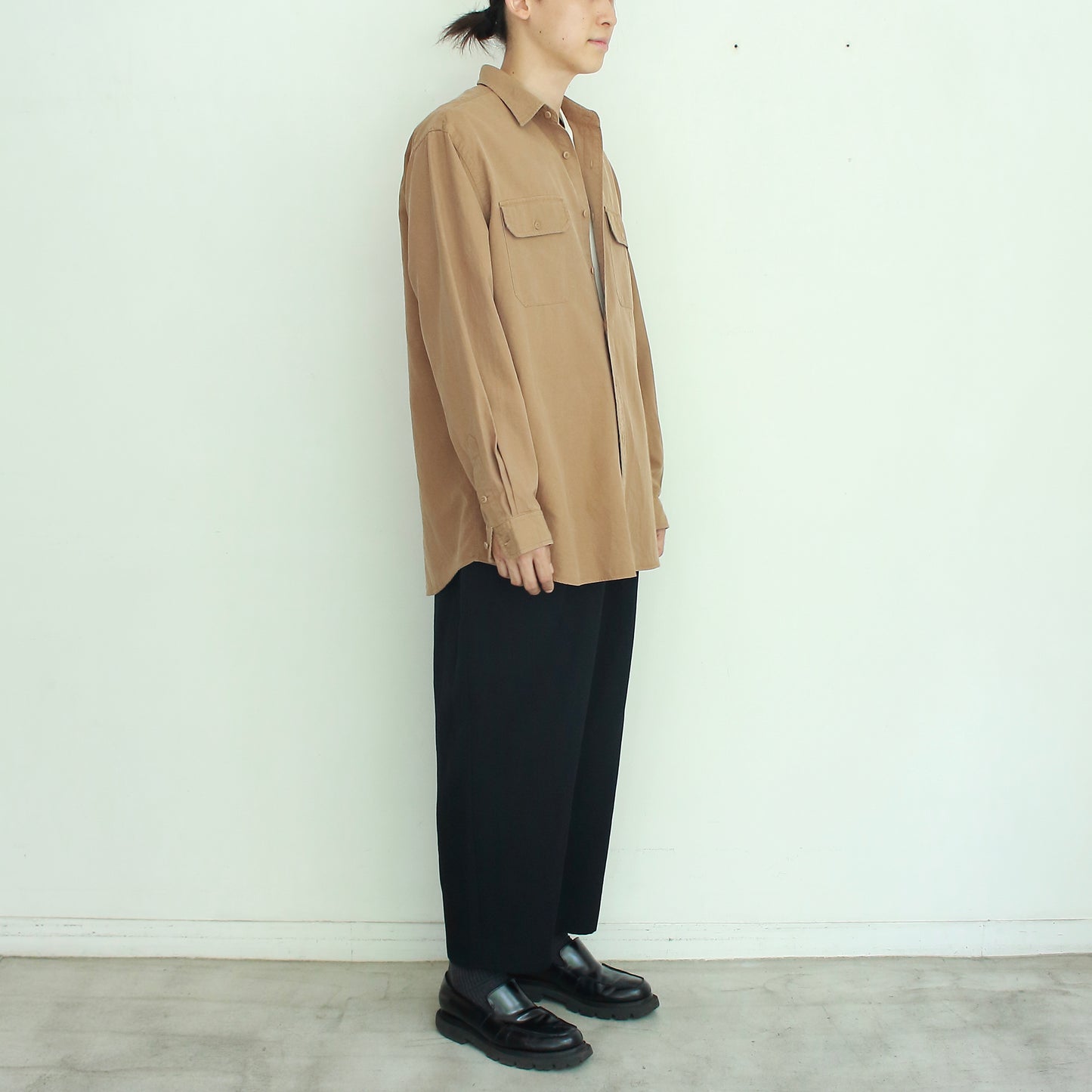 90's "Ralph Lauren” Cotton Silk Shirt