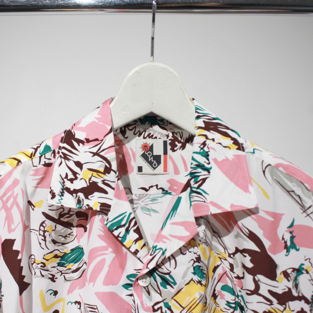 Bricks MONO H/S Allover Printed Camp Collar SH