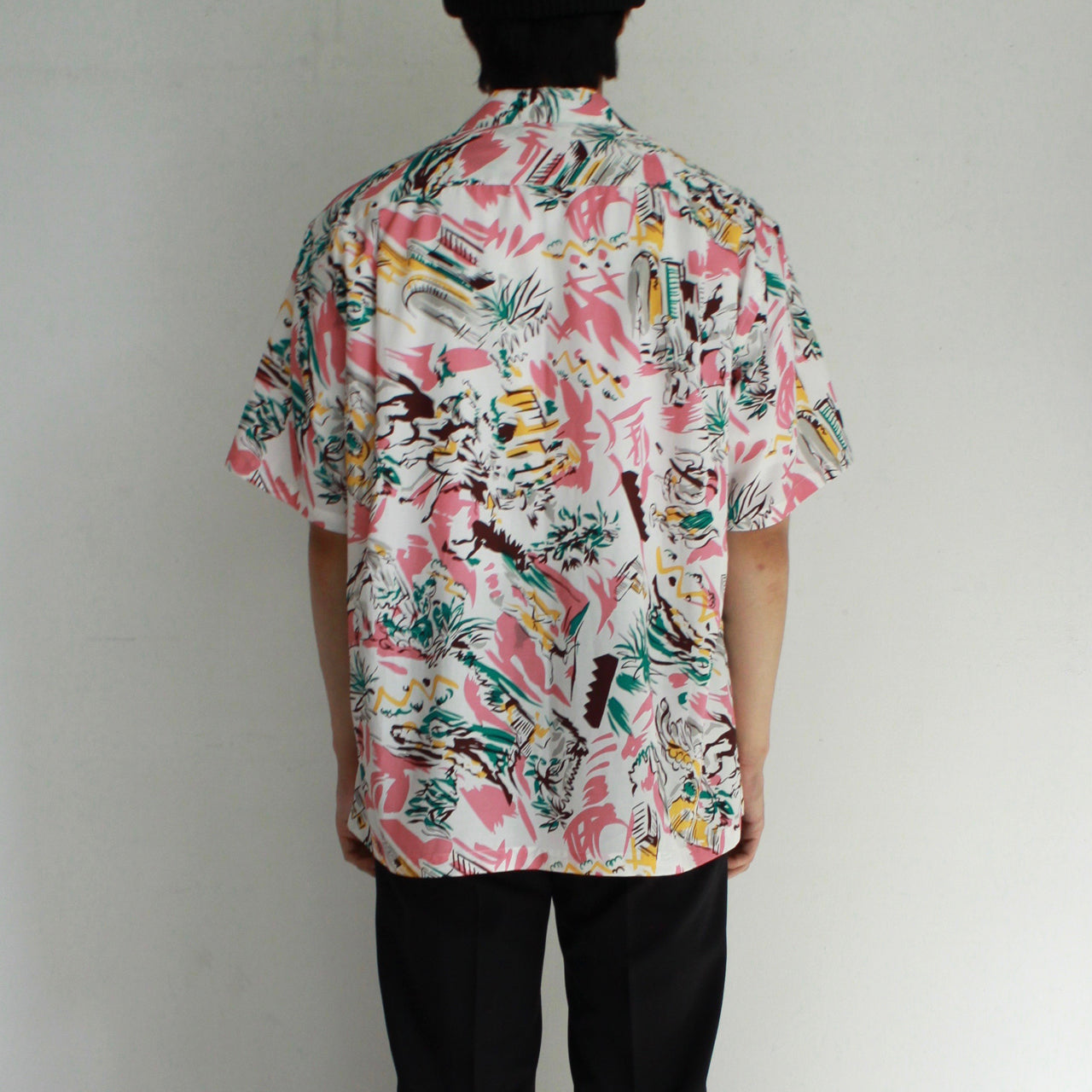 Bricks MONO H/S Allover Printed Camp Collar SH