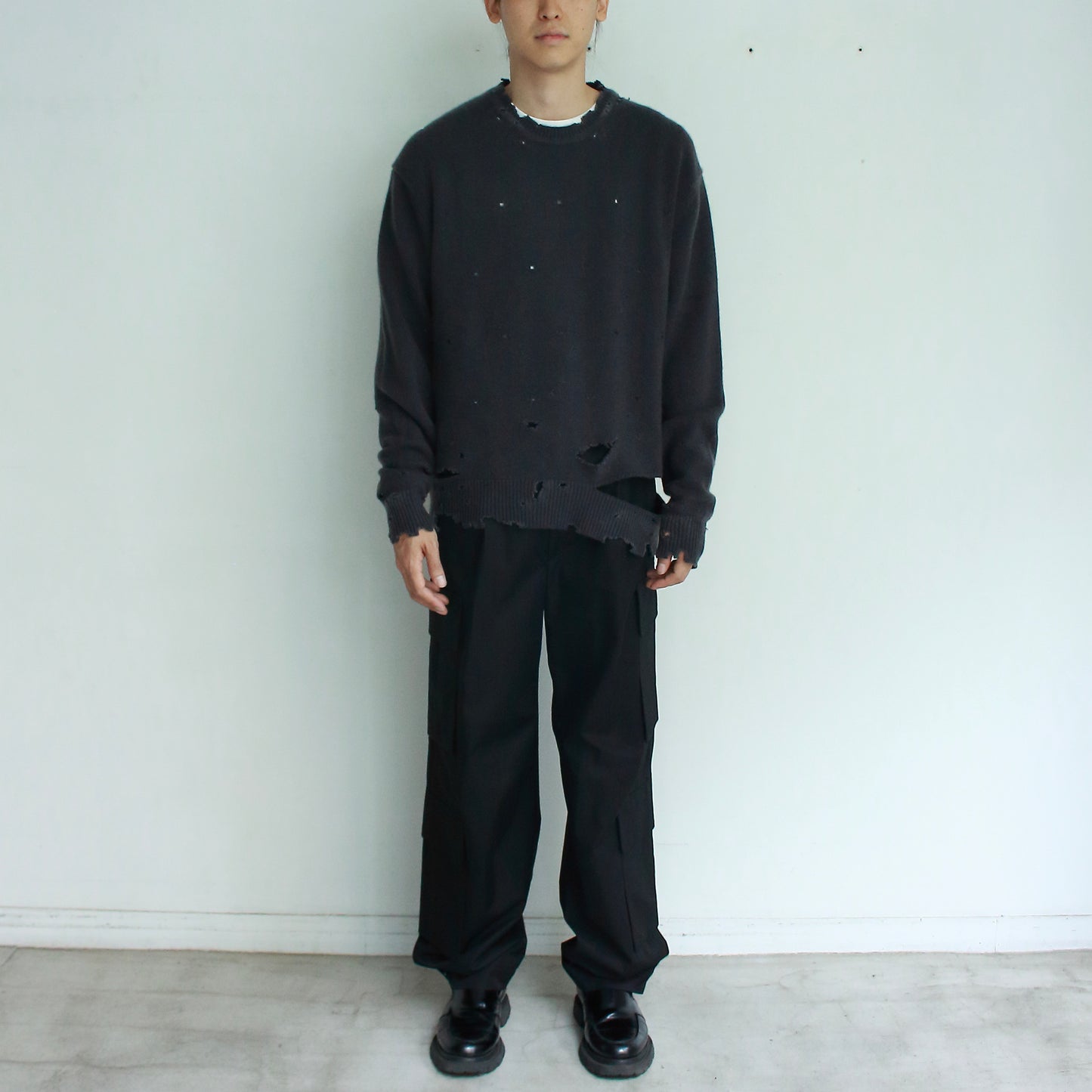 GRUNGY CASHMERE SWETER