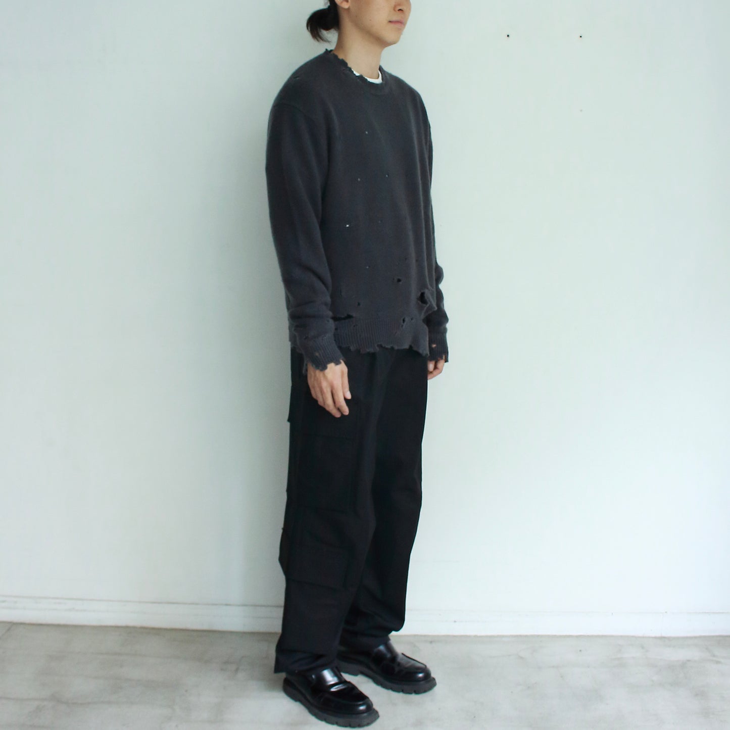 GRUNGY CASHMERE SWETER