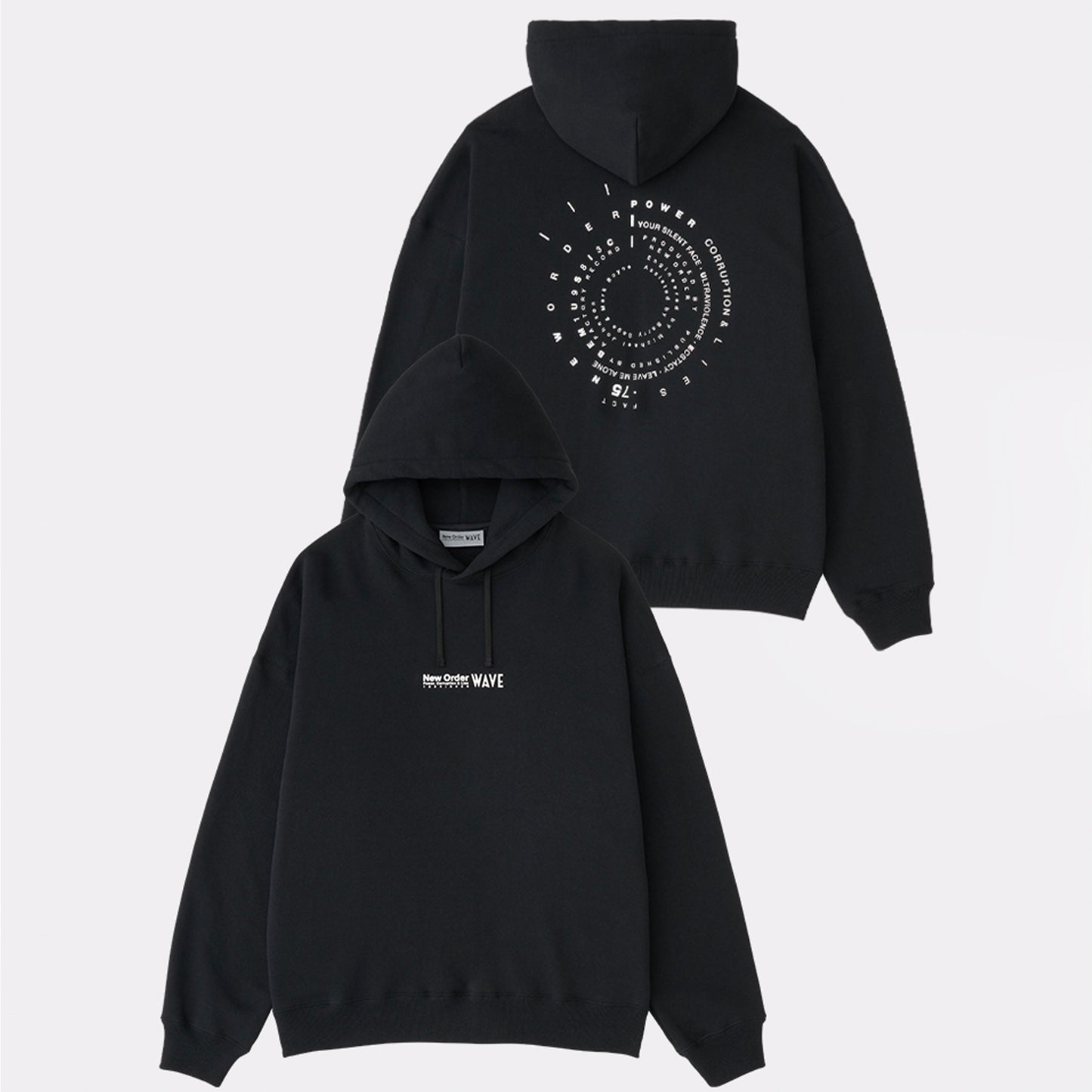 "WAVE × New Order" Power, Corruption & Lies HOODIE