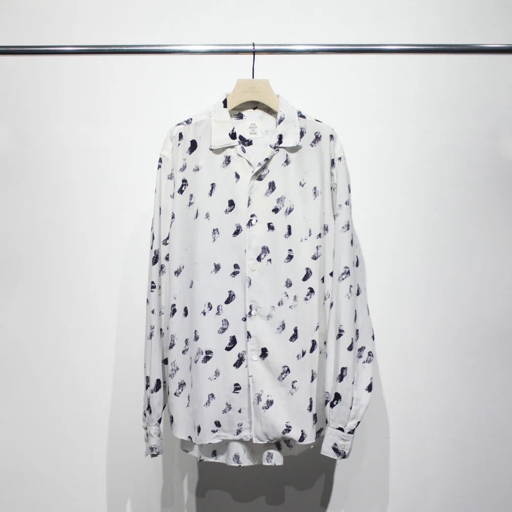 【Soe】Hand Drawn Check Mark Shirts