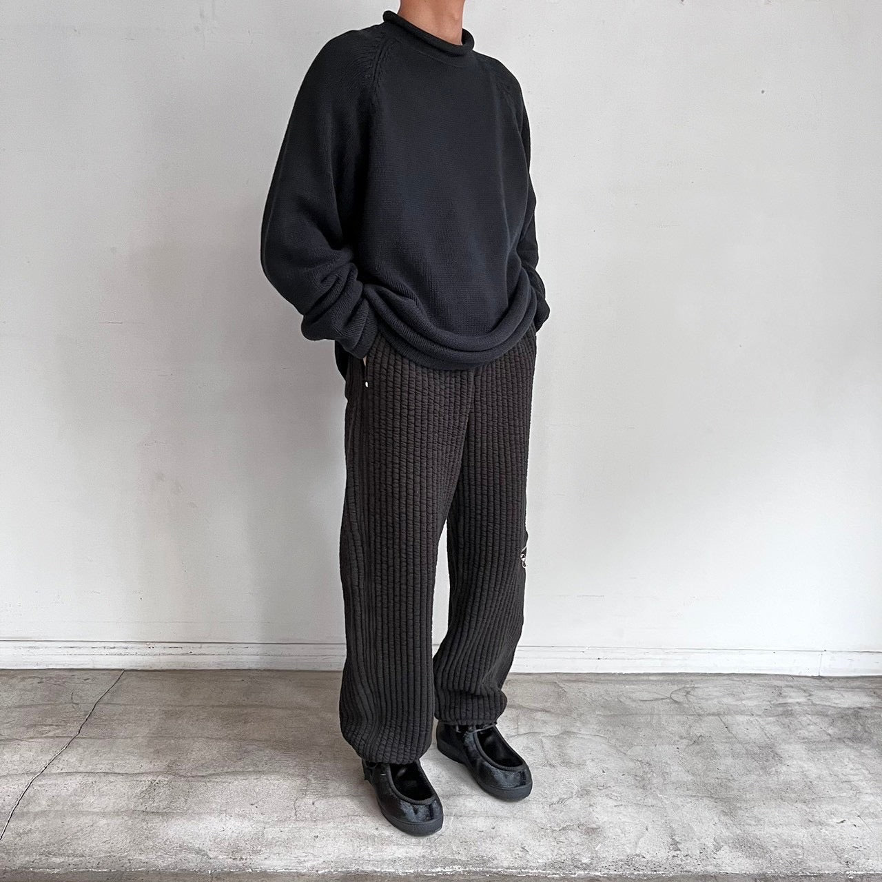 "J.Crew" Roll Neck Cotton Knit