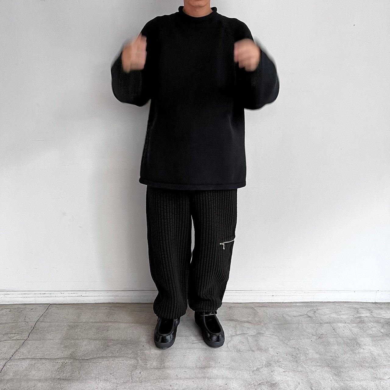 "J.Crew" Roll Neck Cotton Knit