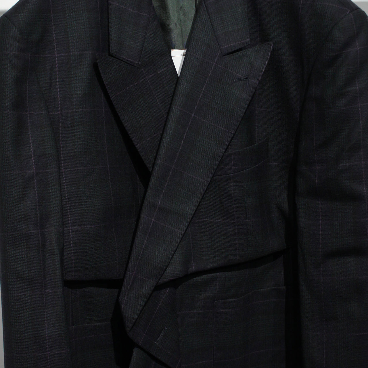 【MARINA YEE】UCC4 M.Y. Crushed Plead Open Jacket